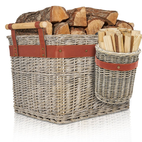 Oakage Holzkorb WillowWrap für Kaminholz